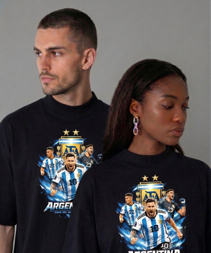 T-shirt Unisexe Fan Argentine Coupe du Monde 2026 AFA
