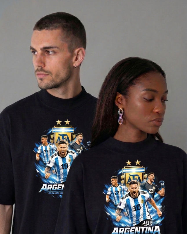 Argentina Copa del Mundo 2026 AFA Squad Unisex Fan T-Shirt