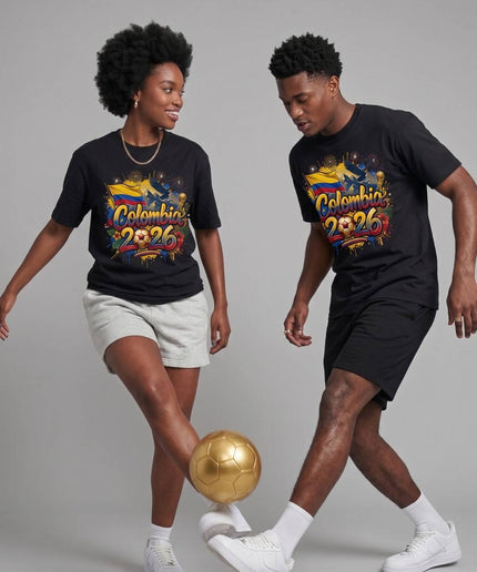 Colombia 2026 Graffiti Fiesta Soccer World Cup Unisex Fan T-Shirt