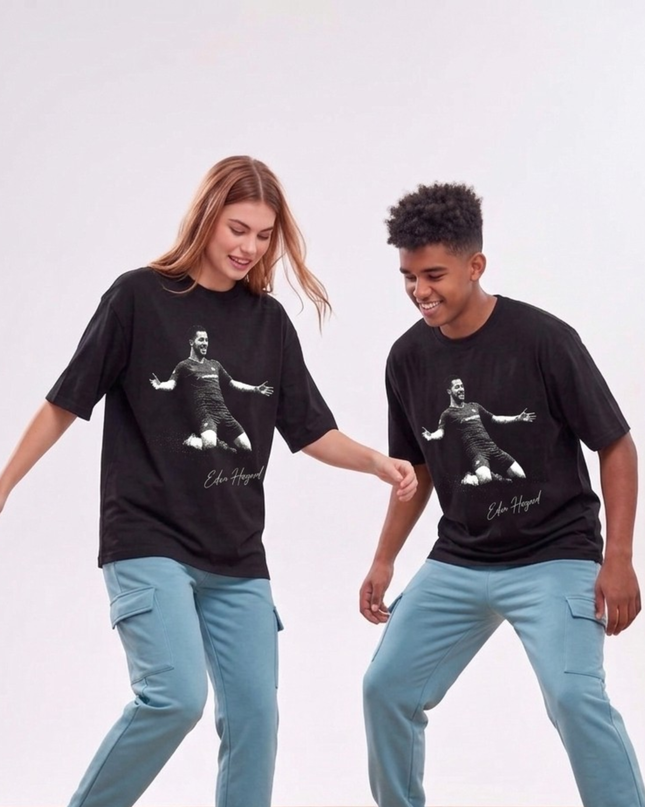 T-shirt Unisexe Célébration Signature Légende Belge Eden Hazard