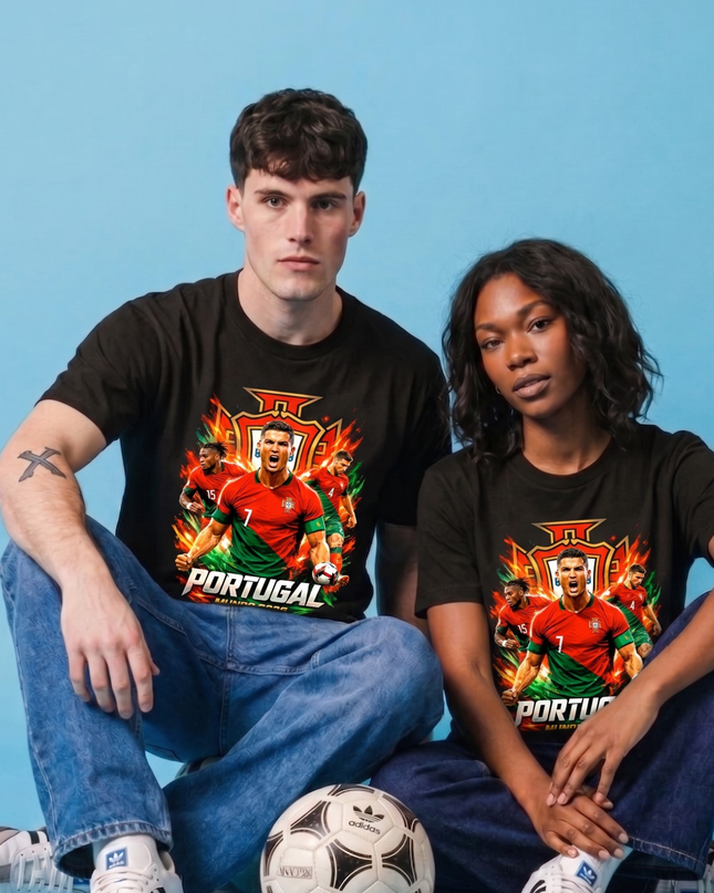 T-shirt Fan Portugal Coupe du Monde 2026