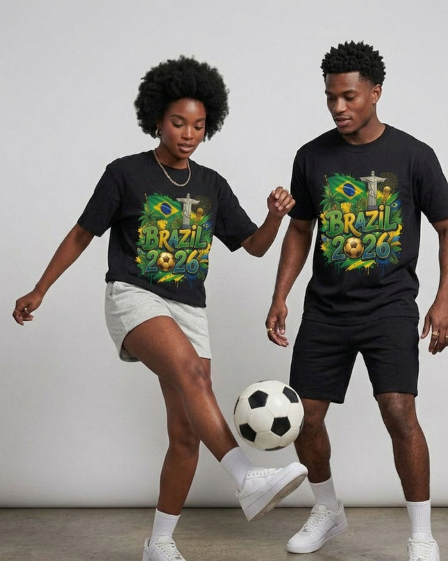 Brazil 2026 Graffiti Celebration Unisex Fan T-Shirt
