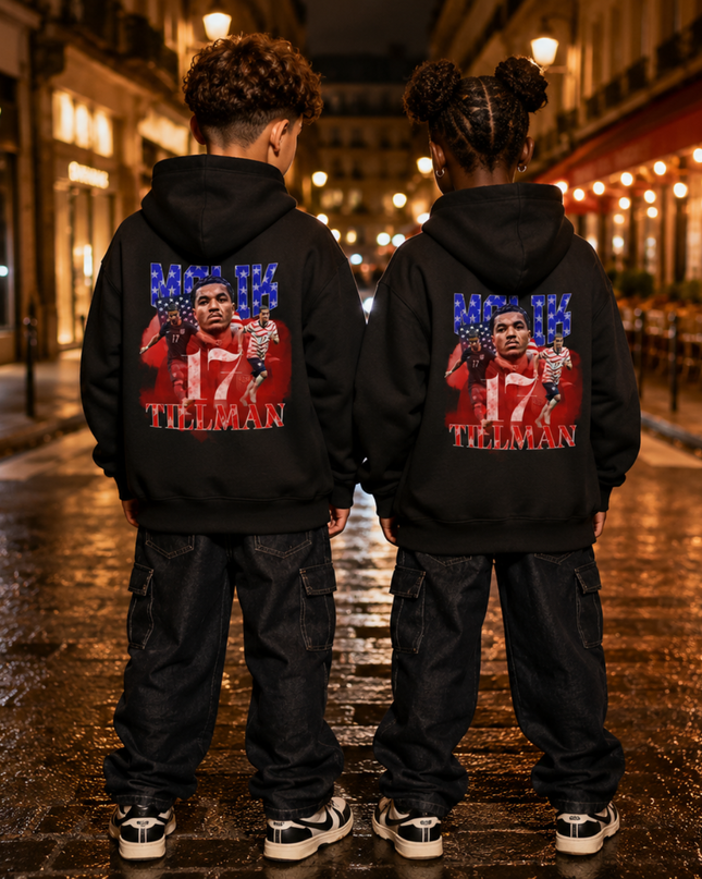 Malik Tillman #17 USA Kids Fan Hoodie