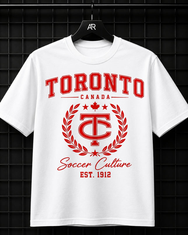 Toronto Canada Soccer Culture Est. 1912 Kids Fan T-Shirt