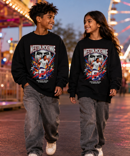 Weston McKennie USA 2026 Kids Fan Crewneck