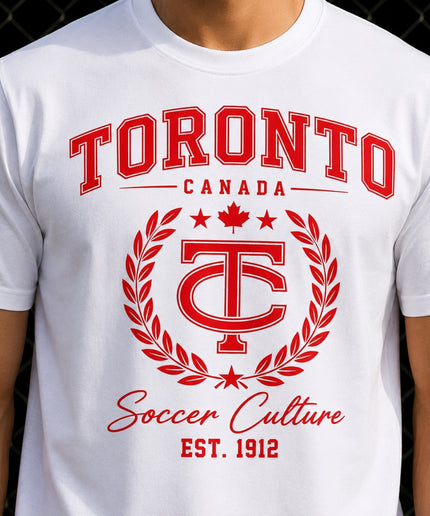 Toronto Canada Soccer Culture Est. 1912 Unisex Fan T-Shirt