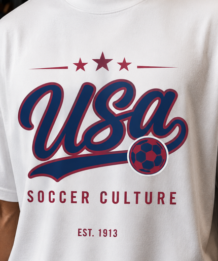 USA Soccer Culture Est. 1913 Unisex Fan T-Shirt