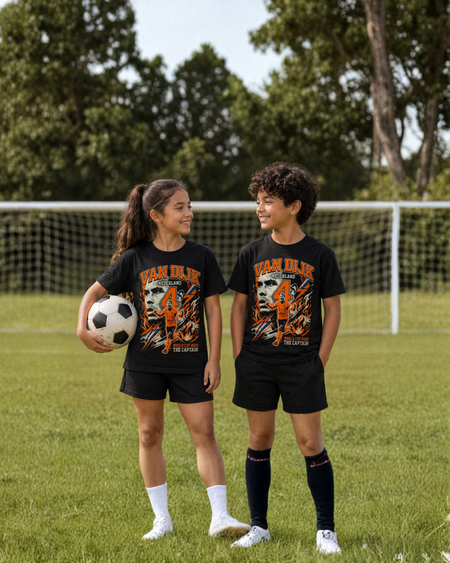 T-Shirt Enfant Virgil Van Dijk Pays-Bas