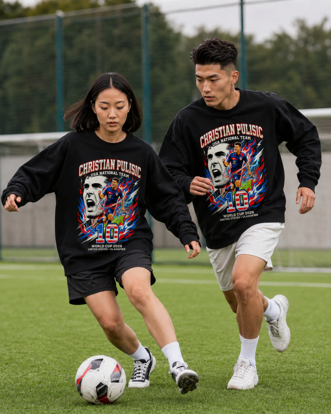 Christian Pulisic USA 2026 Unisex Fan Crewneck