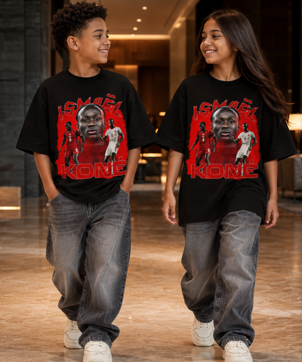 Ismael Kone Canada Red Fire Kids Fan T-Shirt