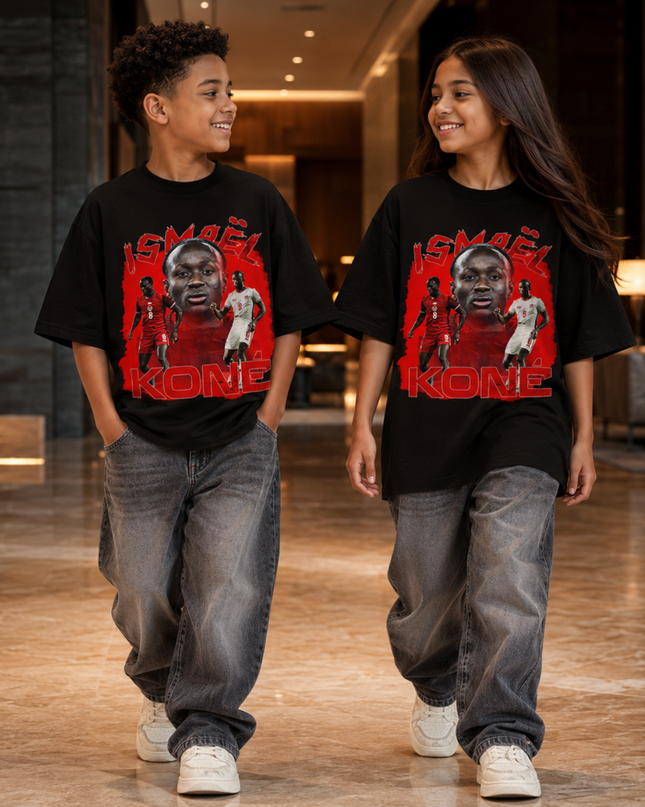 Ismael Kone Canada Red Fire Kids Fan T-Shirt