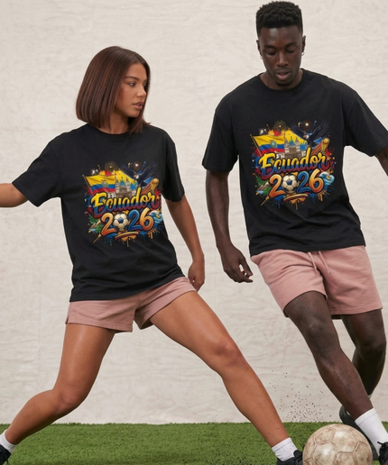 Ecuador 2026 Graffiti Edition Soccer World Cup Unisex Fan T-Shirt