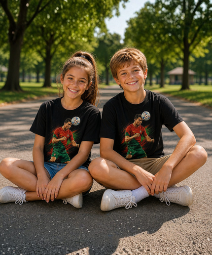 T-shirt Enfant Fan Cristiano Ronaldo Portugal #7