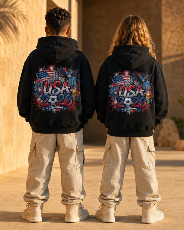 USA 2026 World Cup Kids Fan Hoodie