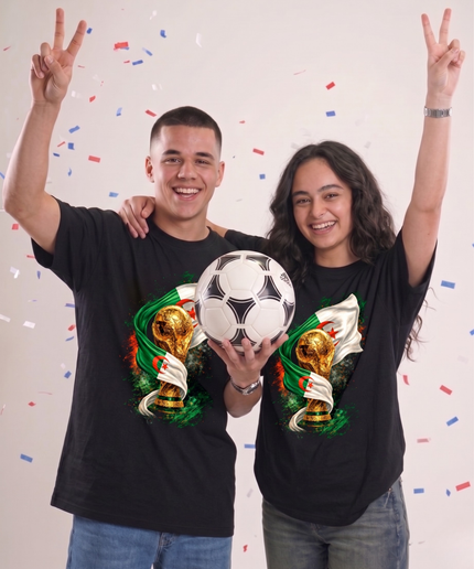 Algeria World Cup Trophy Unisex Fan T-Shirt
