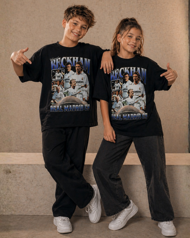 David Beckham Real Madrid Kids Fan T-Shirt