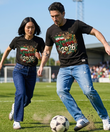 Iran 2026 Graffiti Celebration Unisex Fan T-Shirt
