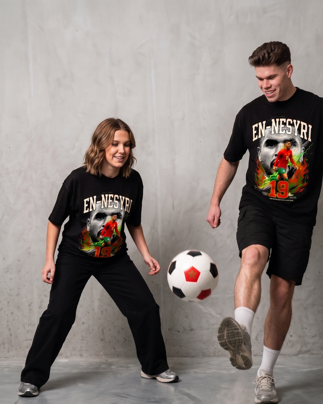 Youssef En-Nesyri Maroc #19 WC2026 T-shirt Unisexe pour Fans