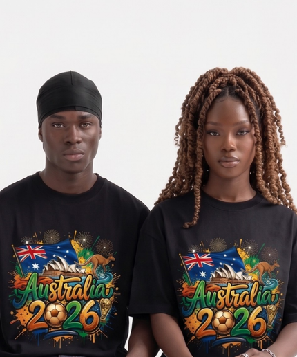 Australia 2026 Soccer World Cup Graffiti Unisex Fan T-Shirt