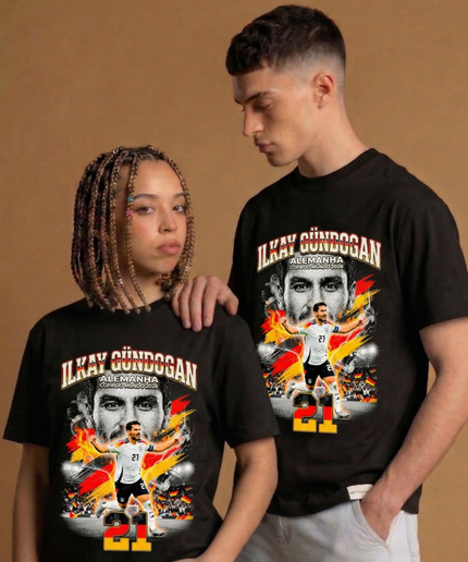 Ilkay Gündogan #21 – Allemagne Coupe du Monde 2026 T-Shirt Fan Unisexe