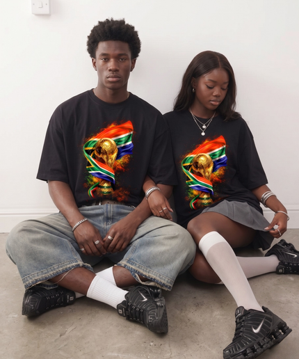 South Africa 2026 Flame Glory Edition Soccer World Cup Unisex Fan T-Shirt