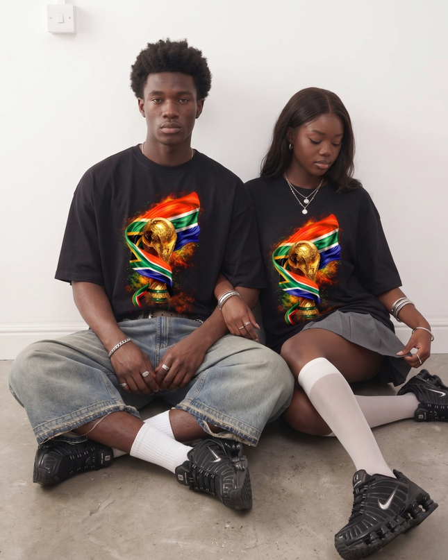 South Africa 2026 Flame Glory Edition Soccer World Cup Unisex Fan T-Shirt