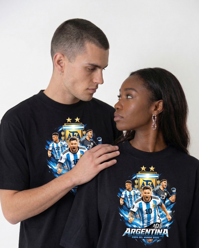 Argentina Copa del Mundo 2026 AFA Squad Unisex Fan T-Shirt