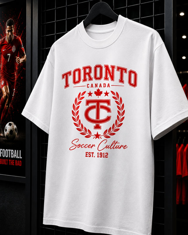 Toronto Canada Soccer Culture Est. 1912 Kids Fan T-Shirt
