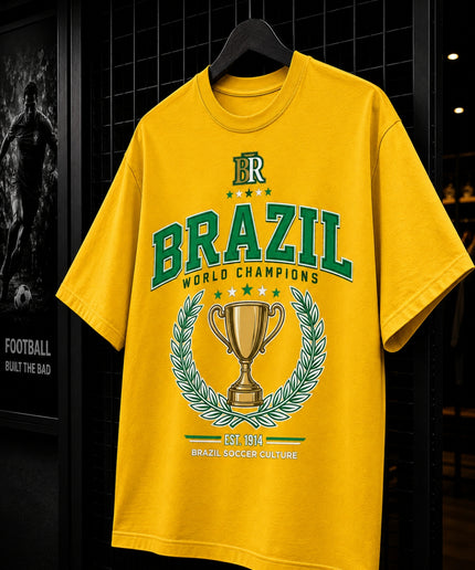 Brazil World Champions Soccer Culture Est. 1914 Kids Fan T-Shirt