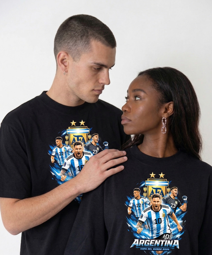 T-shirt fan Coupe du Monde Argentine 2026