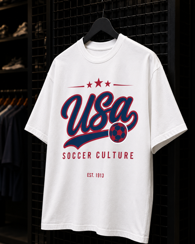 USA Soccer Culture Est. 1913 Kids Fan T-Shirt