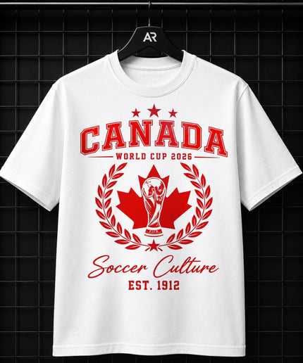 Canada World Cup 2026 Soccer Culture Est. 1912 Unisex Fan T-Shirt