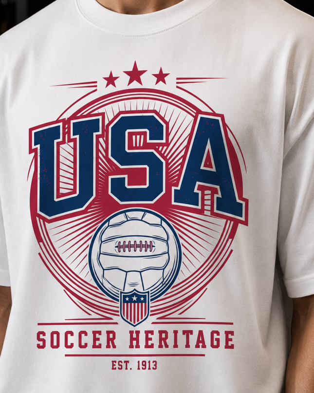 USA Soccer Heritage Est. 1913 Kids Fan T-Shirt
