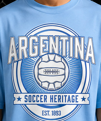 Argentina Soccer Heritage Est. 1893 Unisex Fan T-Shirt