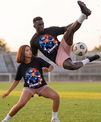 France World Cup 2026 Mbappé #10 Squad Shield Unisex Fan T-Shirt