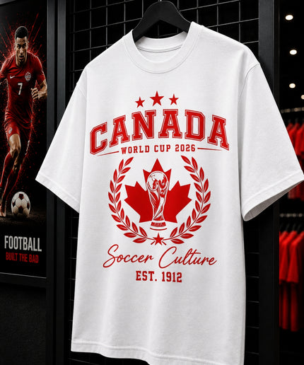 Canada World Cup 2026 Soccer Culture Est. 1912 Unisex Fan T-Shirt
