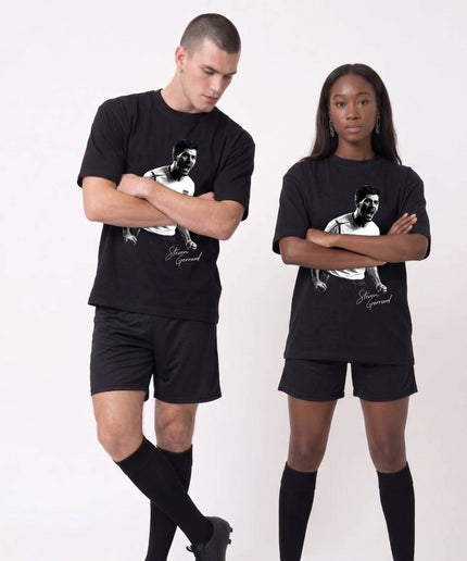 T-shirt unisexe Steven Gerrard, légende anglaise, signature et célébration rugissante