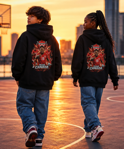 Team Canada #19 and #20 Kids Fan Hoodie