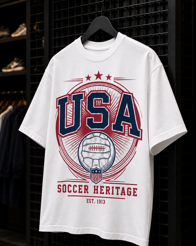 USA Soccer Heritage Est. 1913 Kids Fan T-Shirt