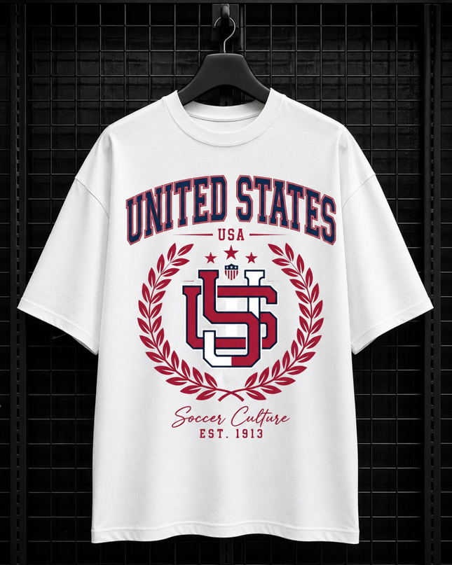 United States USA Soccer Culture Est. 1913 Kids Fan T-Shirt
