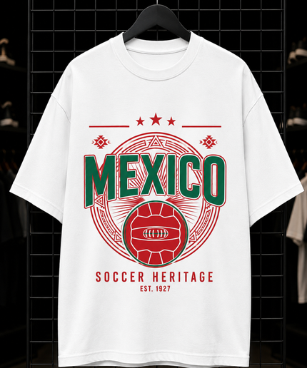 Mexico Soccer Heritage Est. 1927 Kids Fan T-Shirt