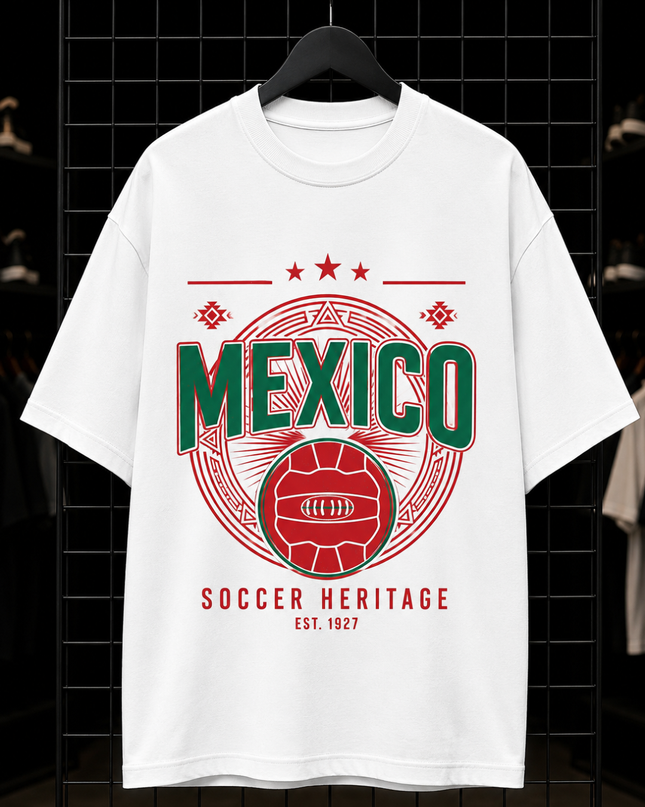 Mexico Soccer Heritage Est. 1927 Kids Fan T-Shirt
