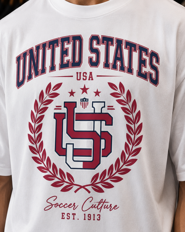 United States USA Soccer Culture Est. 1913 Kids Fan T-Shirt
