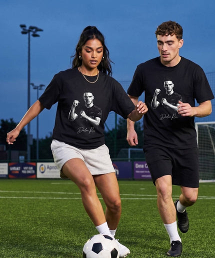 T-Shirt Unisexe Fan Declan Rice Angleterre Arsenal Signature Poing Levée Célébration