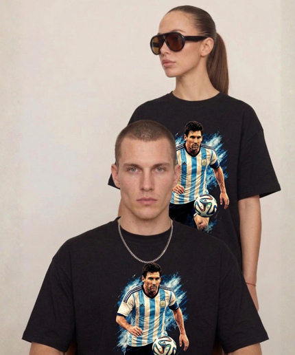 T-shirt Lionel Messi supporter Argentine Vol. 3