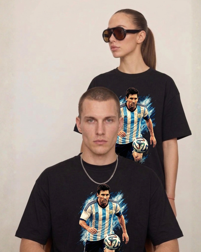 Lionel Messi Argentina Fan T-Shirt Vol. 3