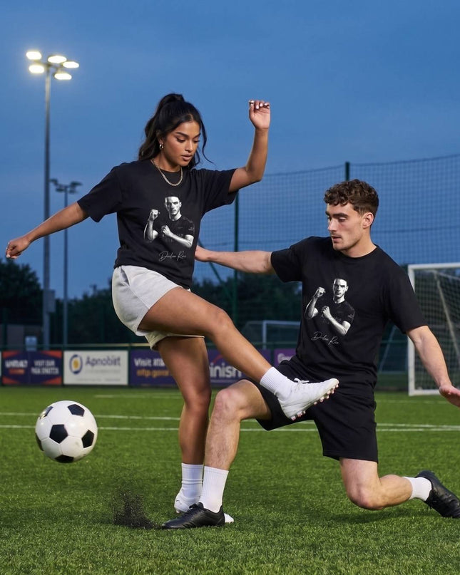 T-Shirt Unisexe Fan Declan Rice Angleterre Arsenal Signature Poing Levée Célébration