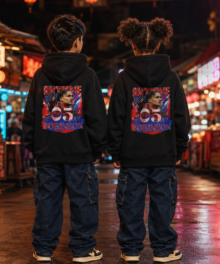Antone Robinson #5 USA Kids Fan Hoodie