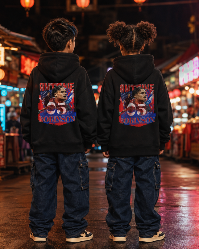 Antone Robinson #5 USA Kids Fan Hoodie