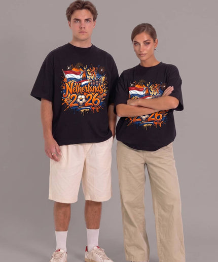 Netherlands 2026 Graffiti Fiesta Oranje Soccer World Cup Unisex Fan T-Shirt